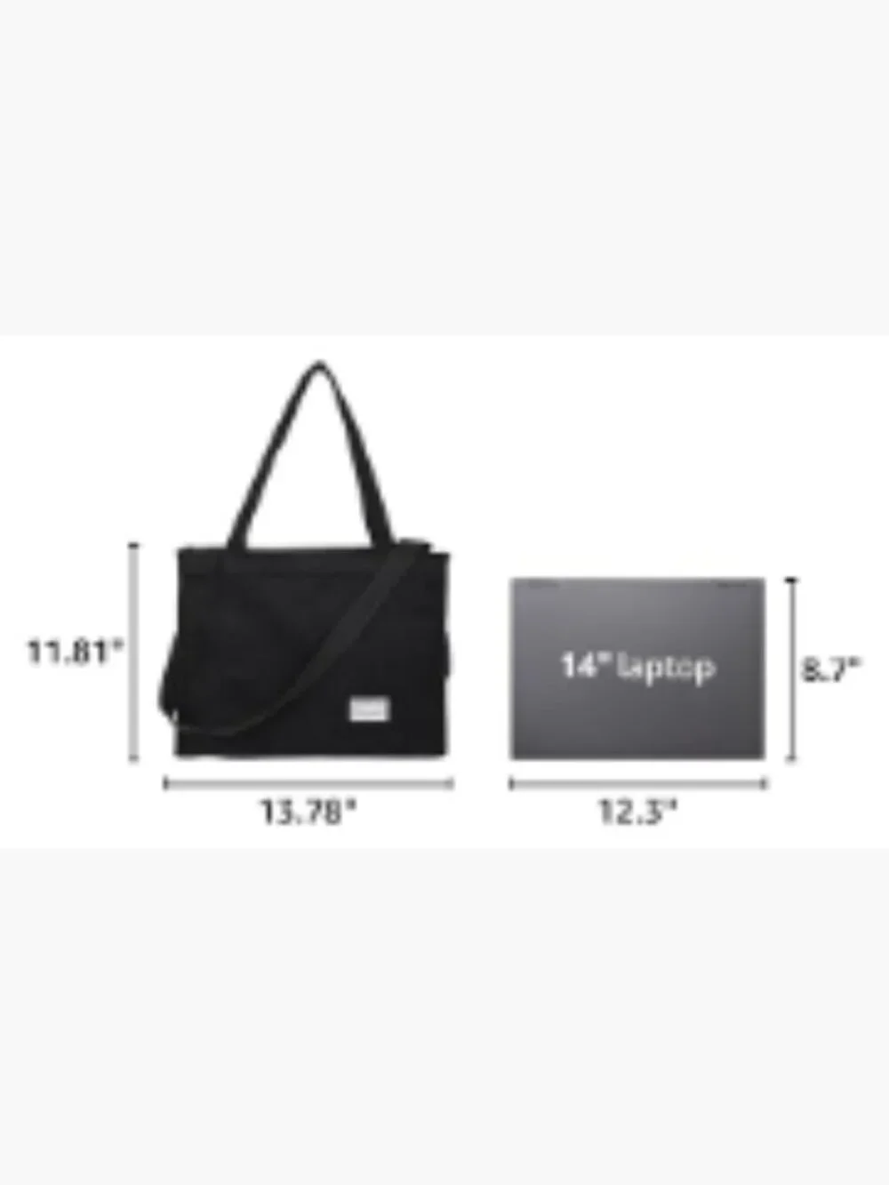 Corduroy Tote Bag for Women Travel Crossbody Purse Shoulder Work Handbag